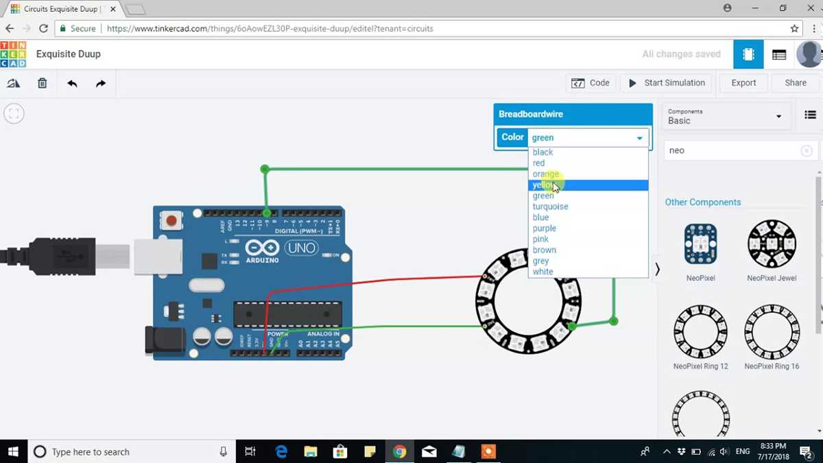 neopixel circuit diagram