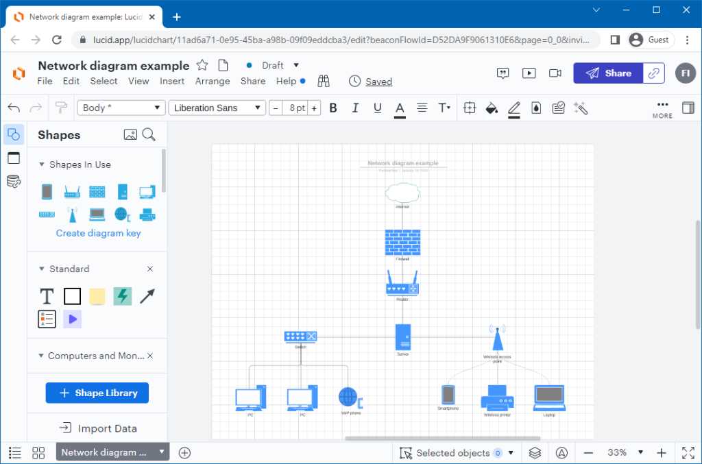 network schematic diagram software