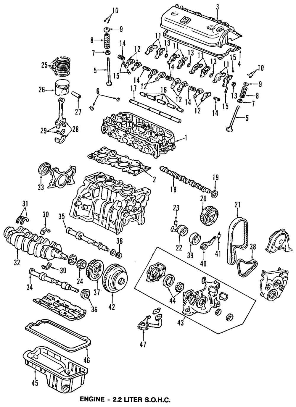 new 2004 honda tensioner bolt schematic diagram