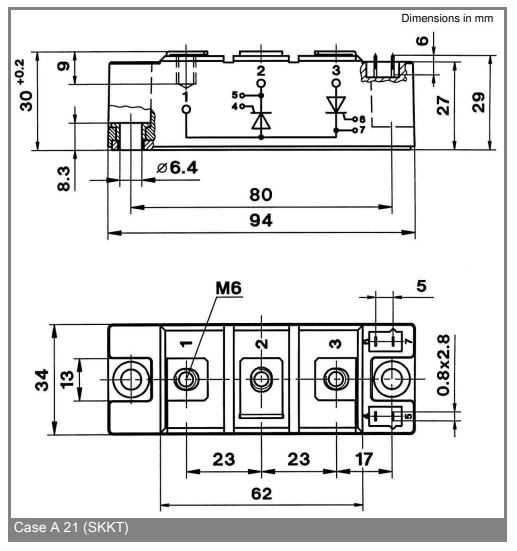 new semikron thyristor module skkt 27 16 e schematic diagram