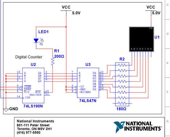 schematic diagram multisim