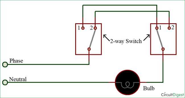 circuit diagram for two way switch circuit diagram for two way switch