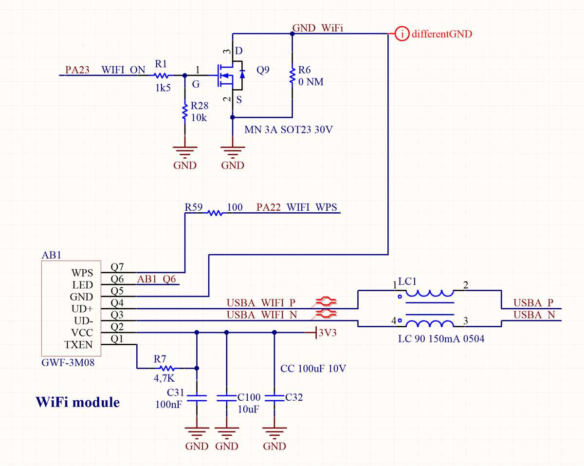 usb 2.0 circuit diagram