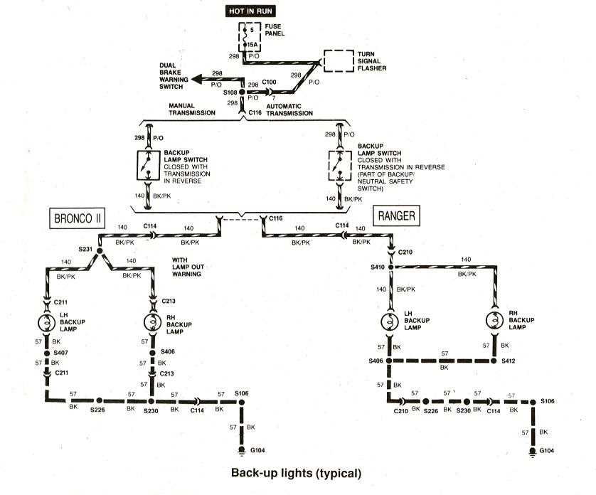 2003 ford ranger starter wiring diagram