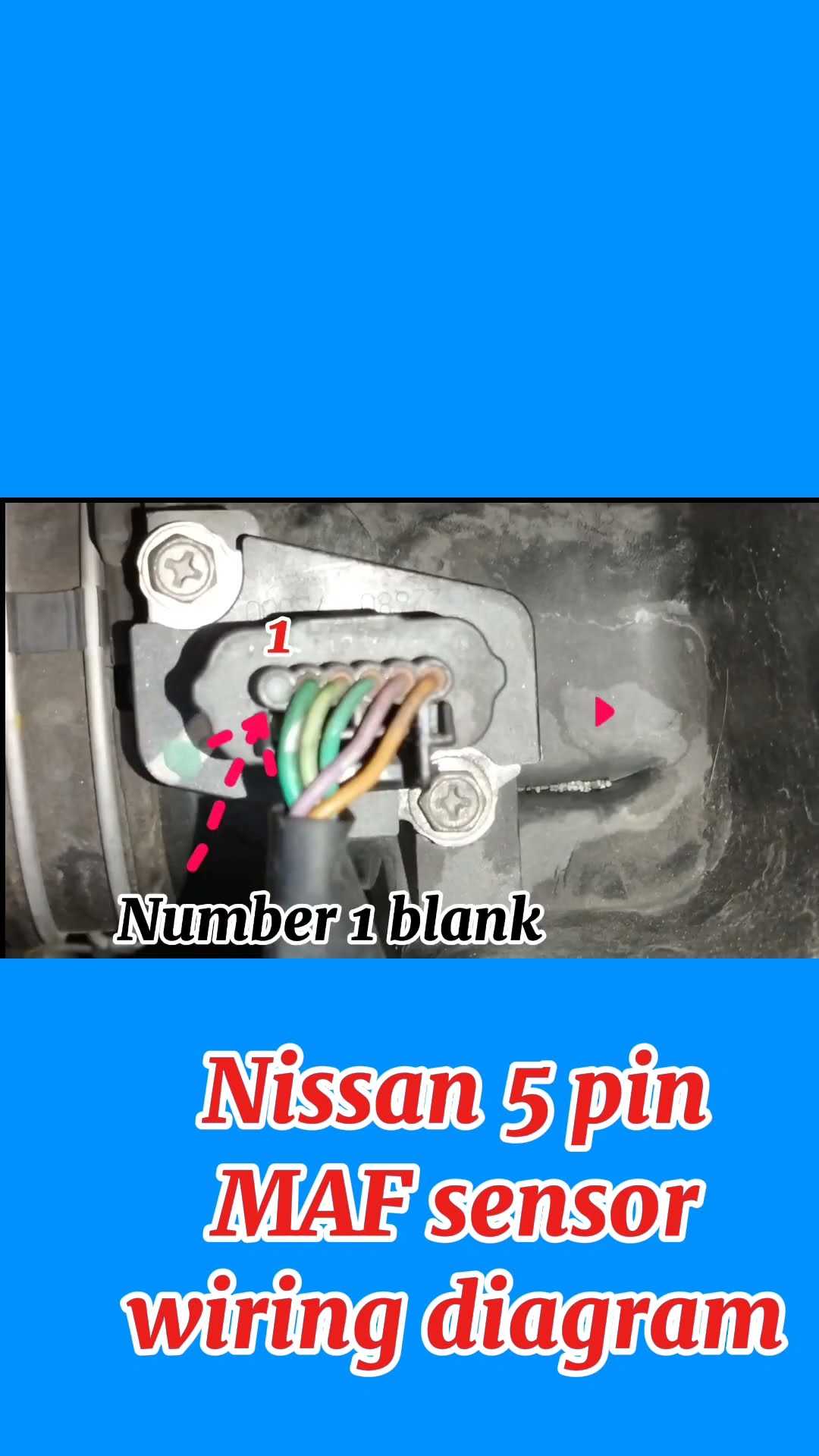 nissan 4 pin mass air flow sensor wiring diagram