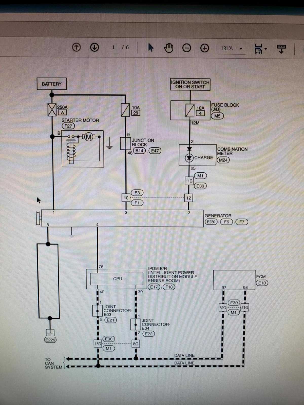 nissan altima alternator wiring diagram