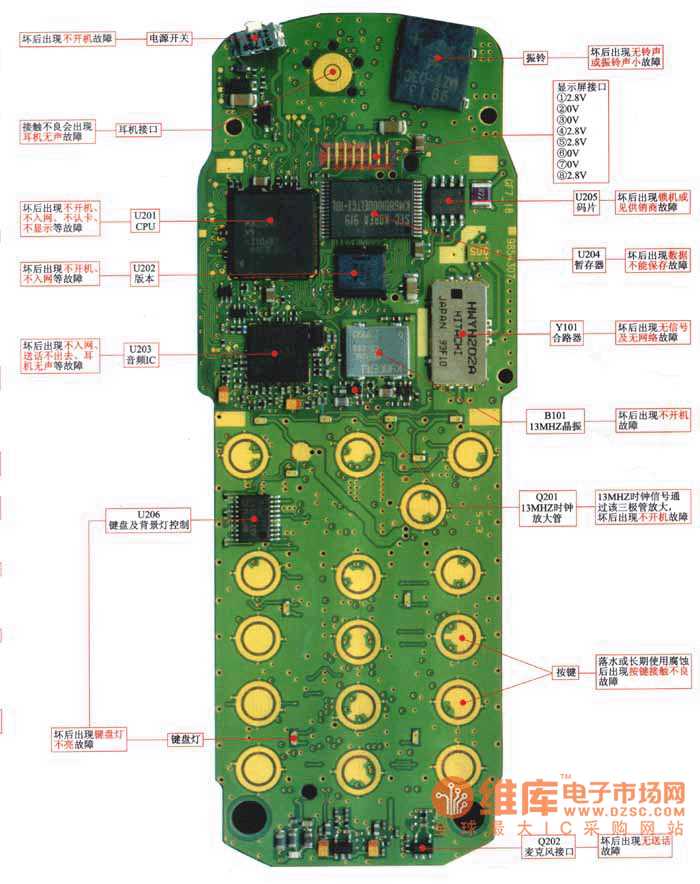 nokia 1600 schematic circuit diagram