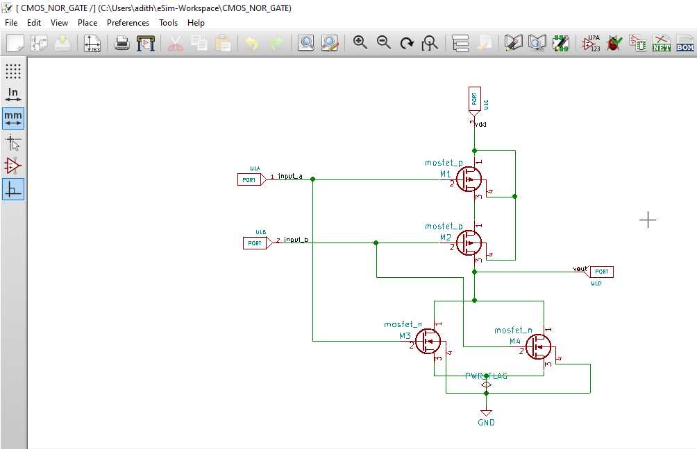 nor schematic diagram
