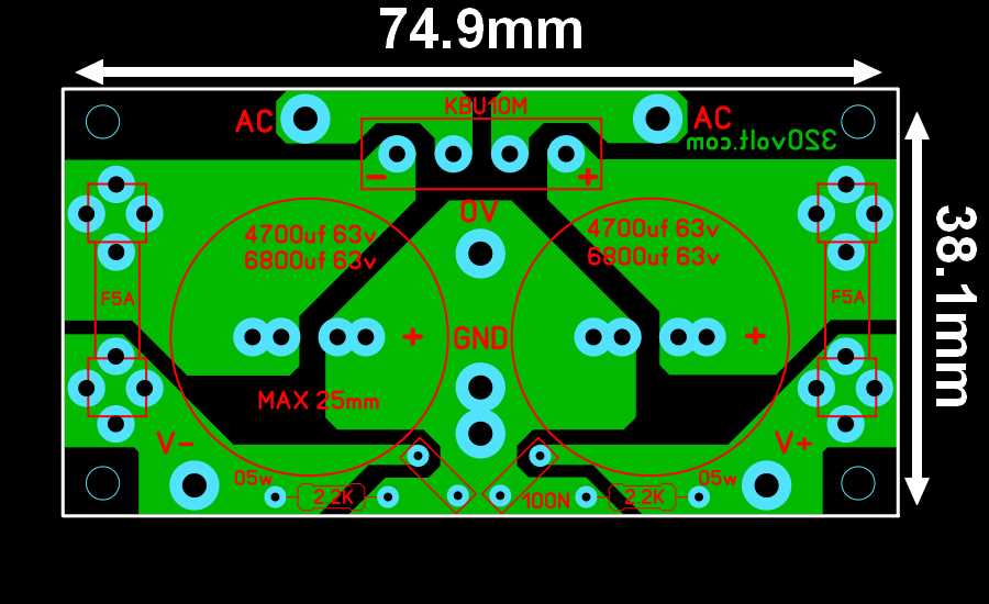 power amplifier circuit diagram with pcb layout power amplifier circuit diagram with pcb layout