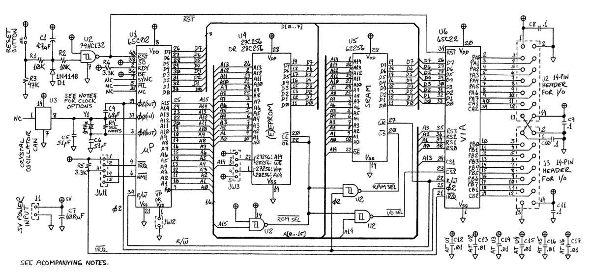 circuit diagram of computer