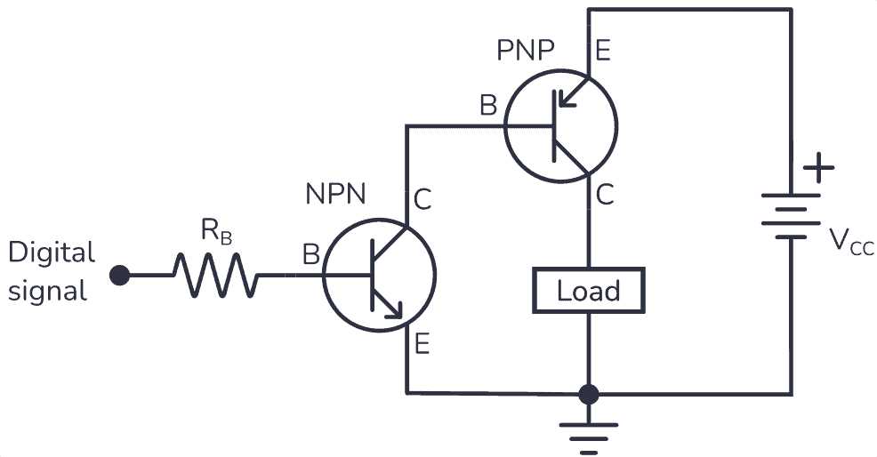 npn to pnp converter circuit diagram