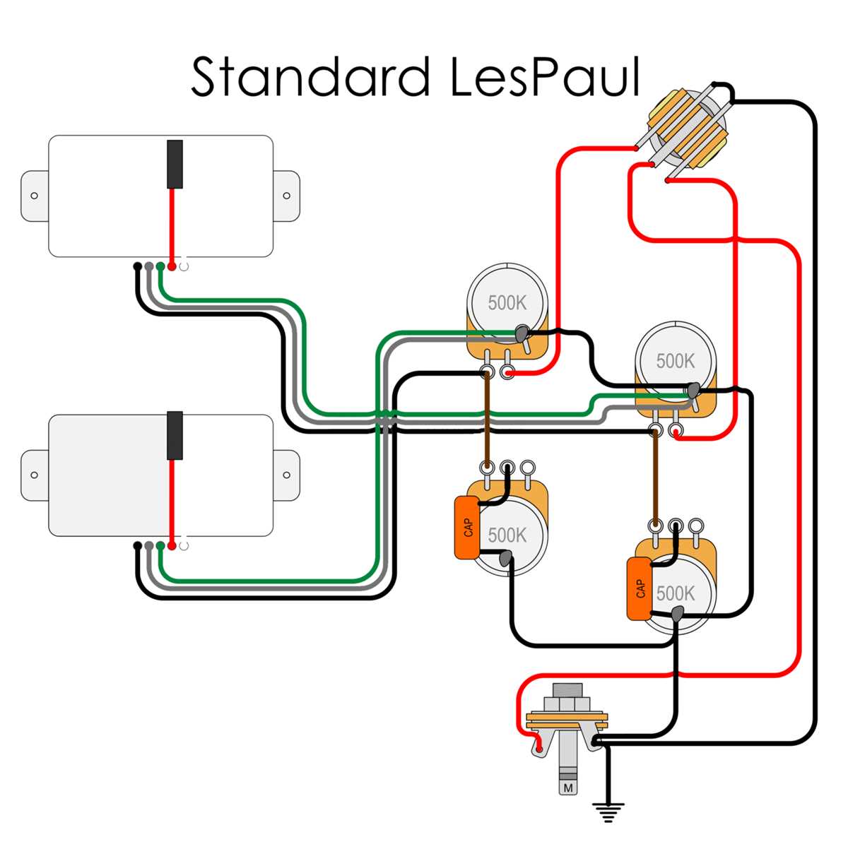 schematic les paul wiring diagram