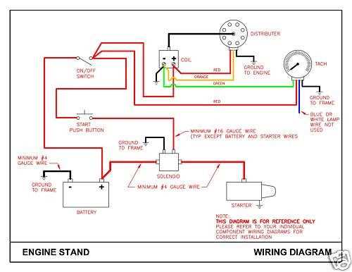 350 chevy starter motor wiring diagram