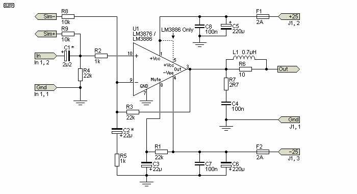 power amp circuit diagram power amp circuit diagram