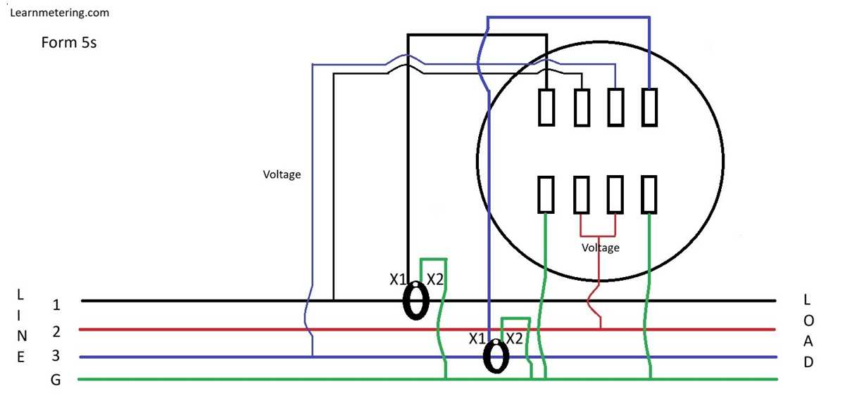 meter base wiring diagram