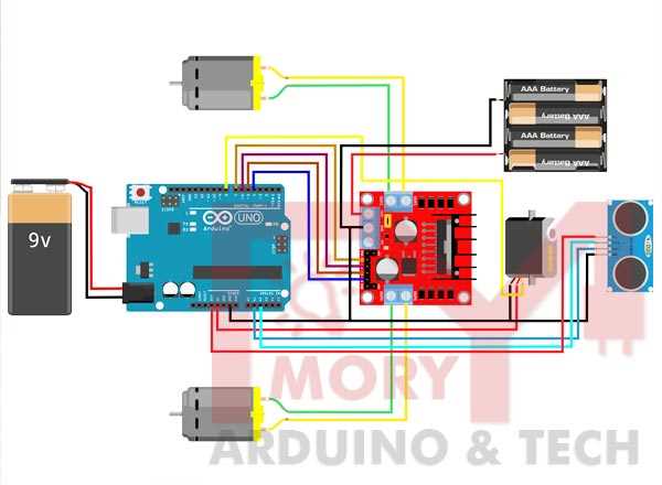 simple robot circuit diagram