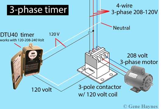 208v 3ph power schematic diagram