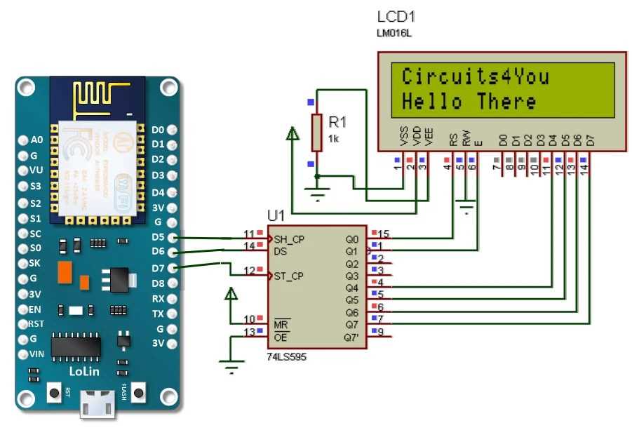lcd screen circuit diagram