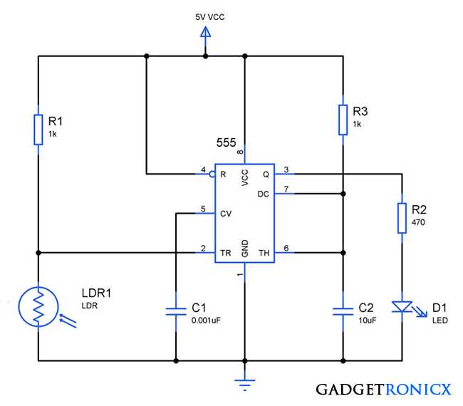 ldr module circuit diagram