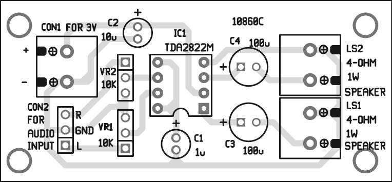 tda2822m circuit diagram tda2822m circuit diagram