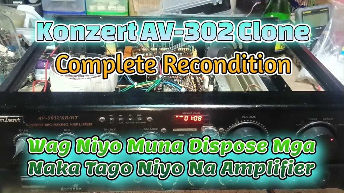 konzert amplifier 302 schematic diagram