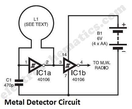 powerful metal detector circuit diagram powerful metal detector circuit diagram