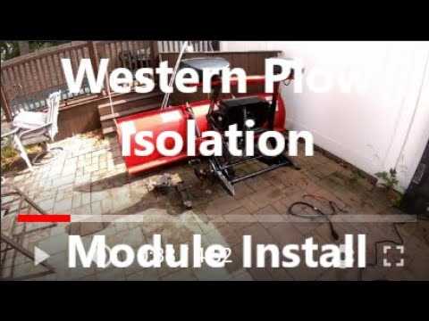 western 4 port isolation module wiring diagram