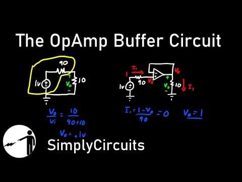 op amp buffer circuit diagram