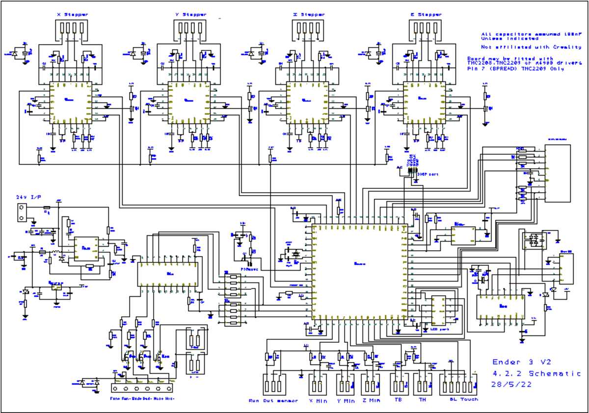 creality v4 2.2 wiring diagram