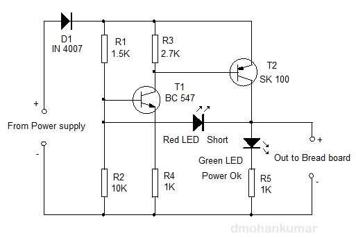 indicator light circuit diagram