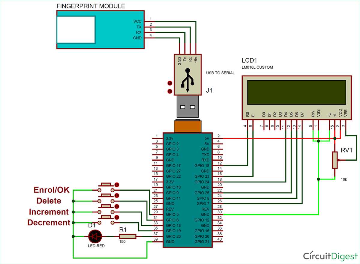 fingerprint sensor circuit diagram fingerprint sensor circuit diagram