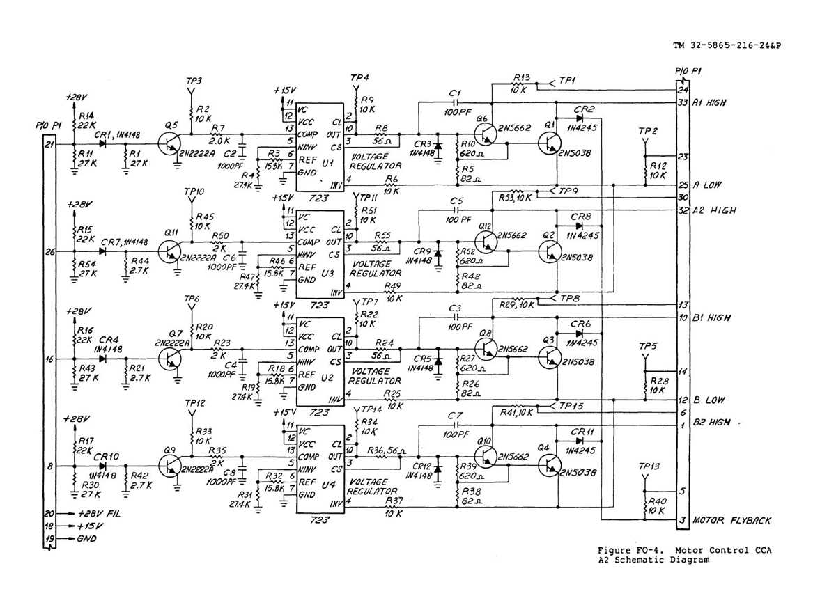 schematic diagram for motor control