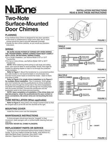 old nutone doorbell wiring diagram
