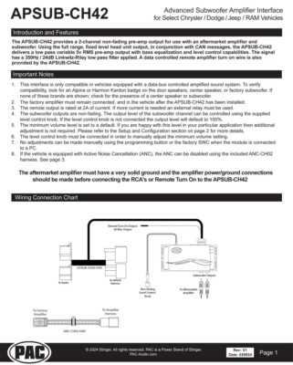 pac audio wiring diagram
