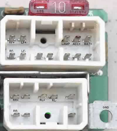panasonic car stereo wiring diagram
