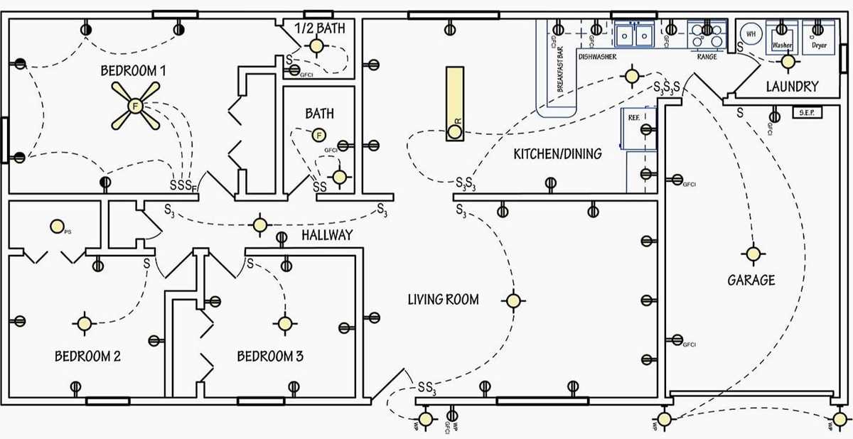 wiring layout and schematic diagram