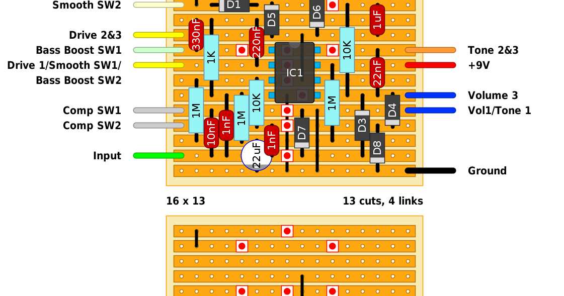 mxr distortion plus schematic diagram
