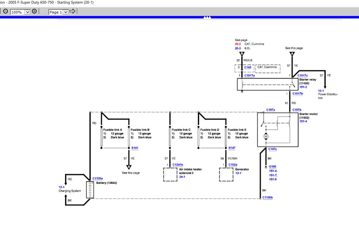 2005 ford f750 wiring diagram
