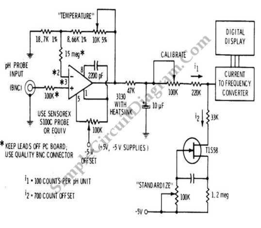 ph sensor circuit diagram