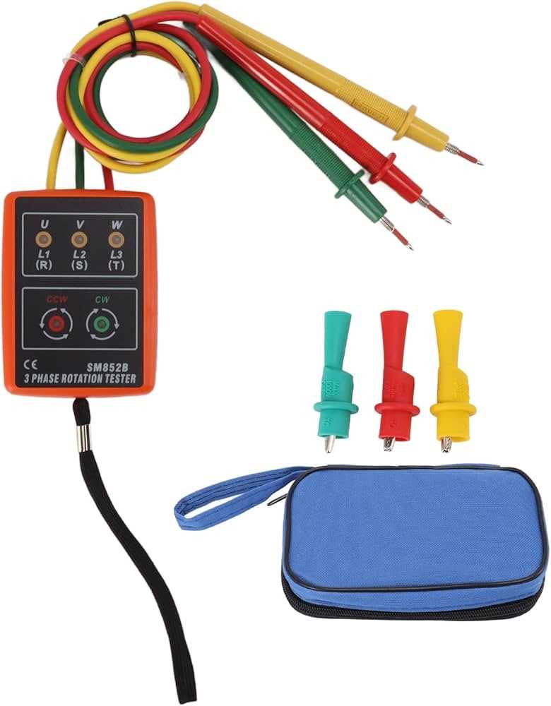 phase rotation tester circuit diagram