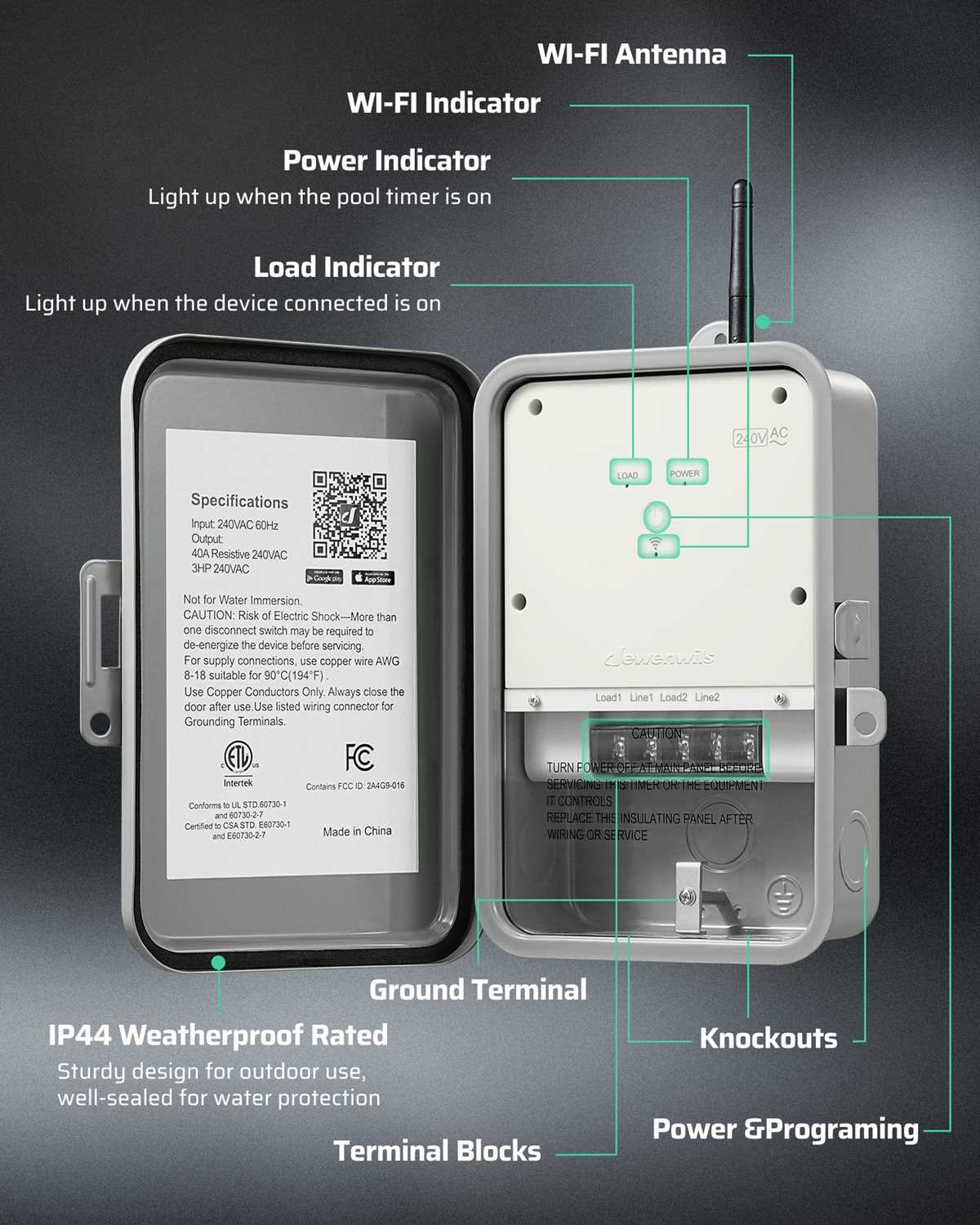 dewenwils pool pump timer wiring diagram