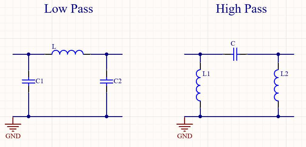 pi filter circuit diagram