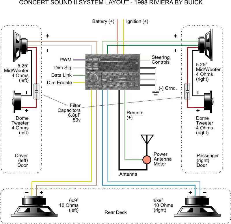 pioneer audio wiring diagram