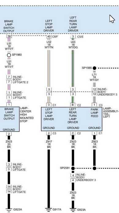durango 4way trailer light schematic diagram