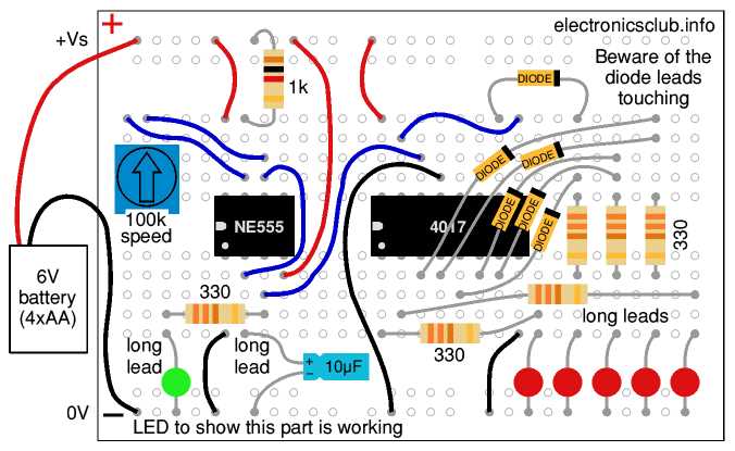 breadboard circuit diagram