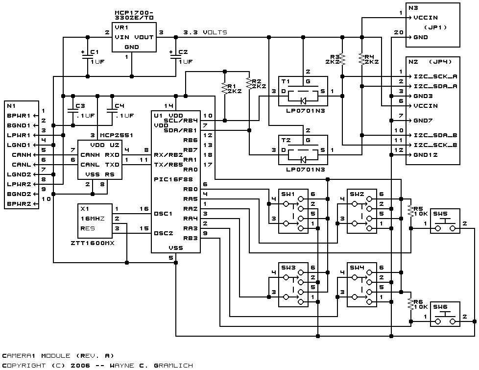 camera schematic diagram camera schematic diagram