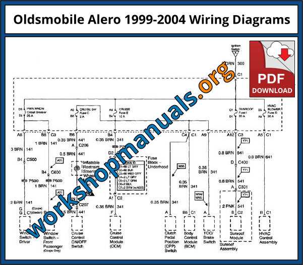 2003 oldsmobile alero radio wiring diagram