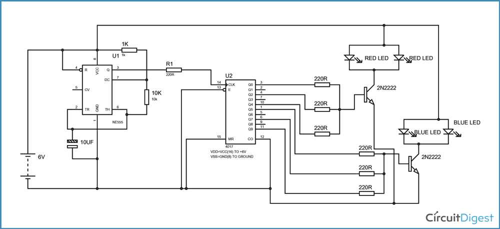police strobe light circuit diagram
