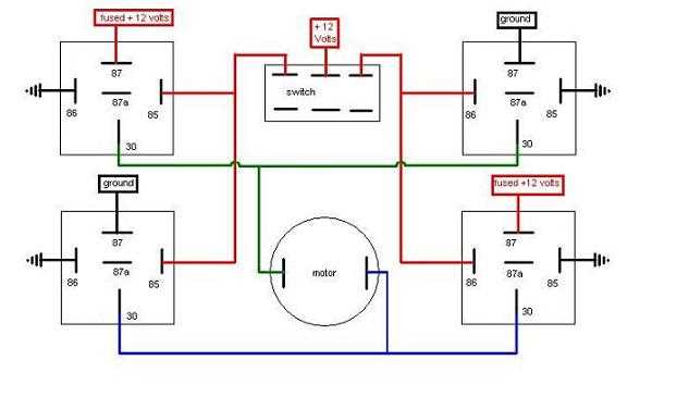 power window relay wiring diagram