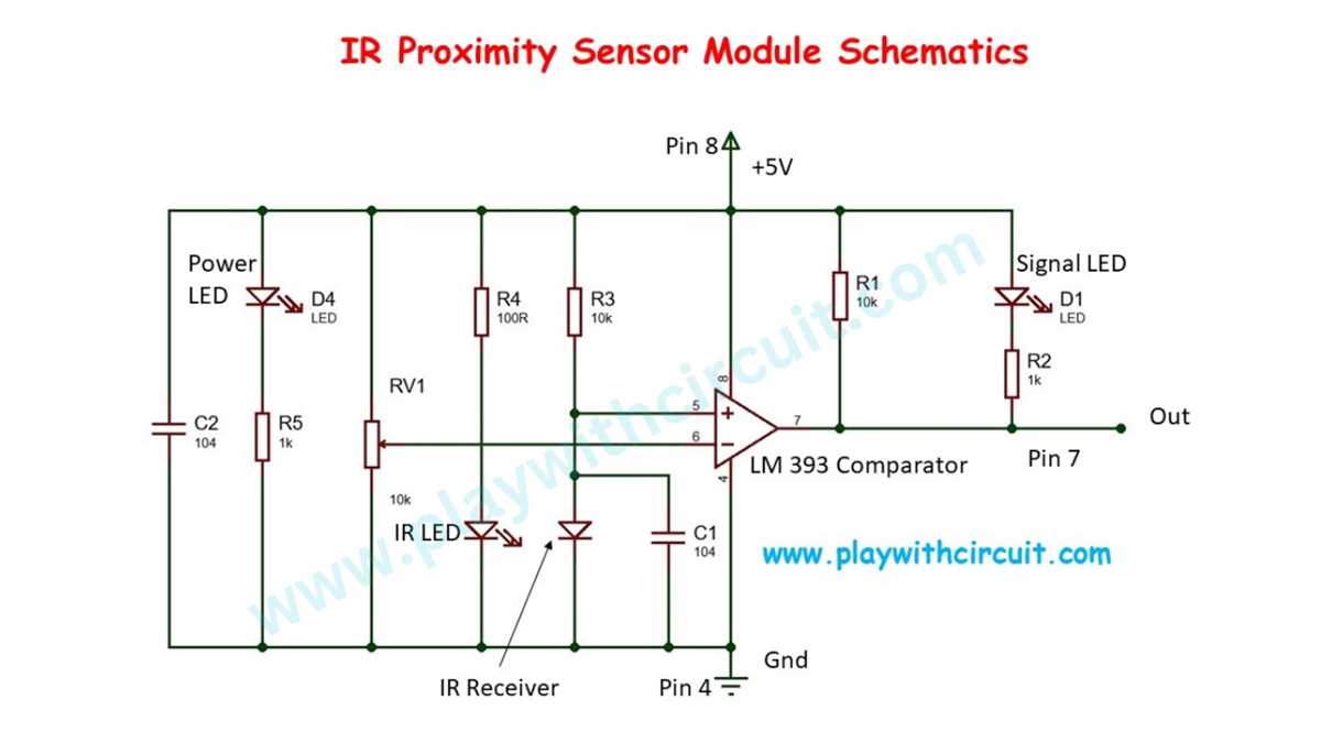 ir sensor circuit diagram